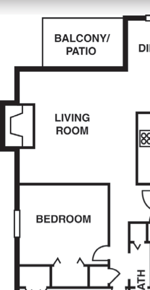 2 Bedroom/1Bathroom